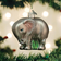 Old World Christmas Baby Elephant Multicolour Christmas Tree Ornament 7.6cm