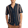 Lucky Brand Stripe Sweater Button Down Shirt - Ocean Deep Multi