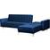 Beliani Toomey Navy Blue Sofa 267cm 4 Seater