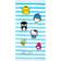 Franco Sanrio Hello Kitty & Friends Bath Towel White, Blue (152.4x76.2cm)