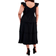 Anne Klein Ruffled Tier Midi Dress - Black