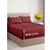 CGK Unlimited Extra Deep Pocket Bed Sheet Red (297.2x259.1cm)