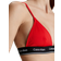 Calvin Klein Meta Legacy Triangle Bikini Top - Cajun Red