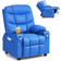 Costway Kids Recliner Chair with Cup Holder & Footrest