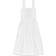 Ganni Poplin Midi Strap Smock Dress - Bright White