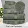 Superior Ultra Soft Luxury Towels Guest Towel Green (33x33cm)