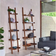 Habitat Jessie Tall Narrow Ladder Walnut Book Shelf 181cm