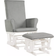 Costway Baby Nursery Relax Rocker Rocking Chair Glider & Ottoman Set