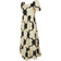 Regatta Orla Kiely Midi Summer Dress - Black Sixties Daisy