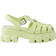 Prada Monolith Rubber Sandal - Pistachio Green