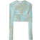 Off-White Smock Tie Dye Vi Double Top - Blue/Green