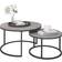 Homcom Living Room Grey Coffee Table 78.5x78.5cm 2pcs