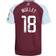 Adidas Aston Villa WSL Home Shirt 2024-25 With Mullett 18 Printing