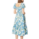 Dorothy Perkins Women's Floral Puff Sleeve Midi Dress - Floral