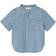 Name It KId's Printed Denim Shirt - Light Blue Denim (13229388)