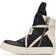 Rick Owens Porterville Geobasket High-Top W - Black/Milk