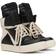 Rick Owens Porterville Geobasket High-Top W - Black/Milk