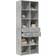 vidaXL 3281465 Concrete Grey Storage Cabinet 70x185cm