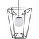 Currey and Company Rochefort Black/White Pendant Lamp 35.6cm