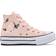 Converse Little Kid's Chuck Taylor All Star EVA Lift Butterflies - Soft Peach/White/Black