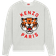 Kenzo Lucky Tiger Embroidered Oversize Sweatshirt Unisex - Pale Grey