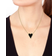 Effy Heart Halo Pendant Necklace - Gold/Onyx/Diamonds