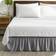 Bare Home Ruffled Wrap Valance Sheet Grey