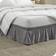 Bare Home Ruffled Wrap Valance Sheet Grey