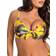 Pour Moi Paradiso Lightly Padded Underwired Front Tie Bikini Top - Yellow