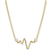 Sarah Chloe Heart Beat Mini Necklace - Gold