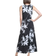 Calvin Klein Women's V-Neck Jersey Sleeveless Dress - Black Multi