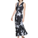 Calvin Klein Women's V-Neck Jersey Sleeveless Dress - Black Multi