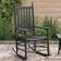 vidaXL 4008870 Black Rocking Chair 115cm