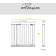 Hauck Stop N Safe 2 Safety Gate 84-89cm with 9cm Extension