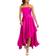 Taylor Women's Asymmetric Sleeveless Satin Gown - Byzantine