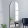 Yearn Mirrors Arched Full Length Black/Silver Wall Mirror 70x170cm