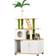 Pawhut 2in1 Green Leaf Cat Tower Litter Box Furniture with House 160x80x48cm