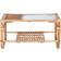 Home ESPRIT Rattan Natural/Transparent Coffee Table 46x76cm