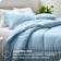 Bare Home Ultra-Soft Bedspread Blue (218.4x208.3cm)