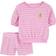 Carter's Toddler Embroidered Terry Set - Pink