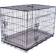 Pretty Pooch Dog Cage Crate with Bed Pet Training Folding with Tray 24" 42x48cm