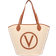 Valentino Bags Covent Naturale Woven Shopper Bag - Cuoio