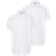 George Boy's Regular Fit Short Sleeve School Shirt 2-pack - White