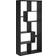 LPD Quebec Black Shelving System 89x180.5cm