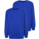 George Boy's Cotton Rich School Sweatshirts 2-pack - Cobalt