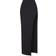 SKIMS Raw Edge Slit Long Skirt - Onyx