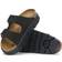 Birkenstock Arizona Platform Suede Leather - Black