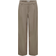 Only Onlelly Wide Leg Fit Trousers - Grey/Walnut