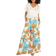 Traffic People The Bold Wide Leg Trousers - White/Multi