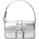 Michael Kors Colby Medium Metallic Leather Shoulder Bag - Silver